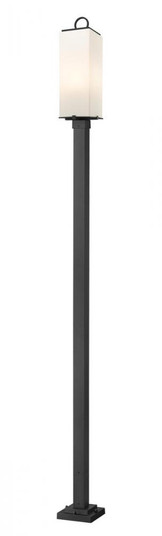 3 Light Outdoor Post Mounted Fixture (276|593PHBS-536P-BK)