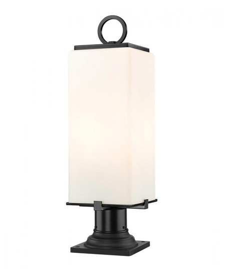 2 Light Outdoor Pier Mounted Fixture (276|593PHMR-533PM-BK)