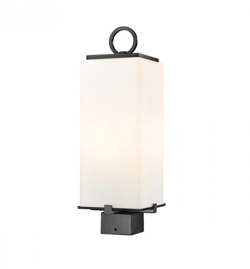 2 Light Outdoor Post Mount Fixture (276|593PHMS-BK)