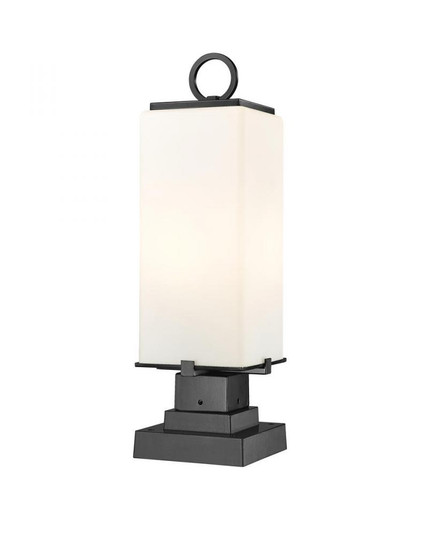 2 Light Outdoor Pier Mounted Fixture (276|593PHMS-SQPM-BK)