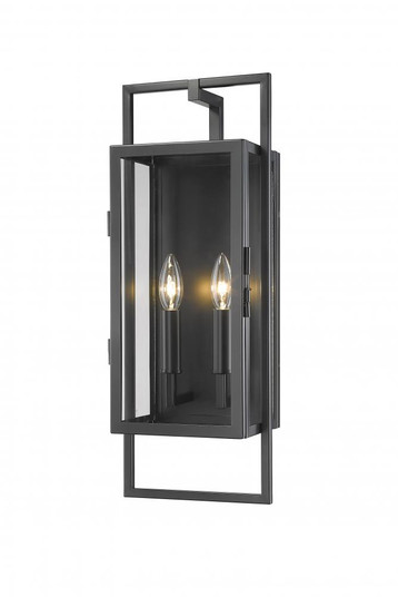 2 Light Outdoor Wall Light (276|598M-BK)