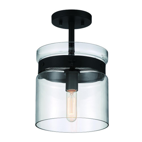 1 Light Semi Flush (21|D222M-SF-MB)