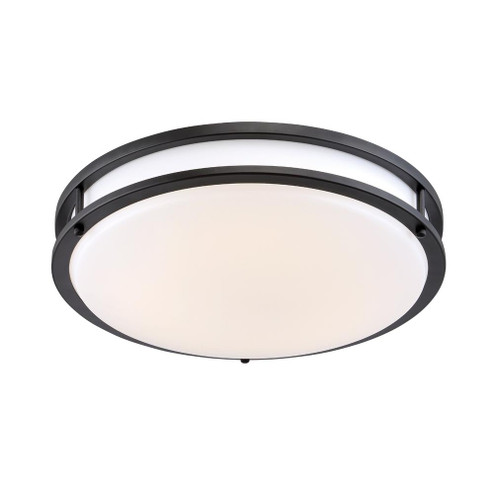 16 in. Bronze Integrated Selectable LED CCT Round Flush Mount Light (21|EV1416C3C-34)