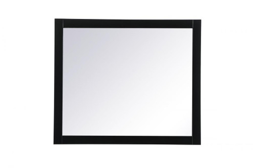 Aqua vanity mirror 42x36 inch in black (758|VM24236BK)