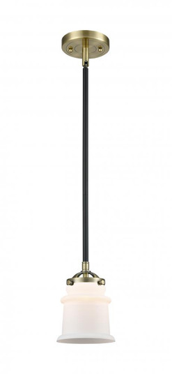 Canton - 1 Light - 5 inch - Black Antique Brass - Stem hung - Mini Pendant (3442|284-1S-BAB-G181S-LED)