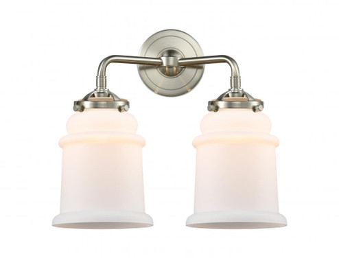 Canton - 2 Light - 14 inch - Brushed Satin Nickel - Bath Vanity Light (3442|284-2W-SN-G181-LED)