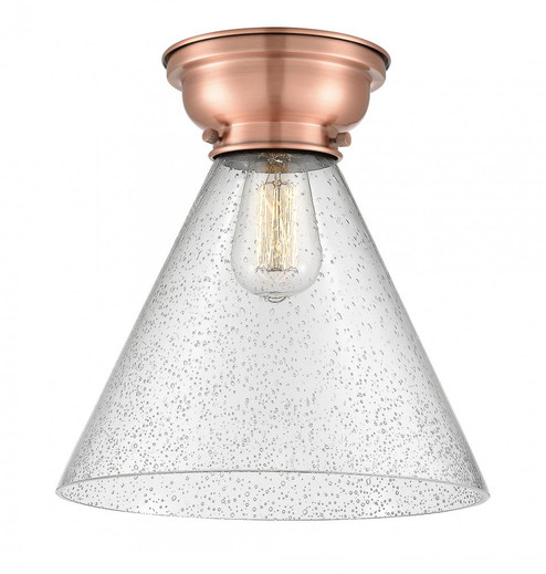 Cone - 1 Light - 12 inch - Antique Copper - Flush Mount (3442|623-1F-AC-G44-L)