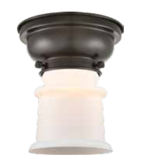 Canton - 1 Light - 6 inch - Oil Rubbed Bronze - Flush Mount (3442|623-1F-OB-G181S)