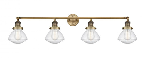 Olean - 4 Light - 43 inch - Brushed Brass - Adjustable Bath Vanity Light (3442|215-BB-G324-LED)