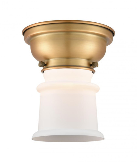 Canton - 1 Light - 6 inch - Brushed Brass - Flush Mount (3442|623-1F-BB-G181S-LED)