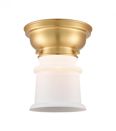 Canton - 1 Light - 6 inch - Satin Gold - Flush Mount (3442|623-1F-SG-G181S)