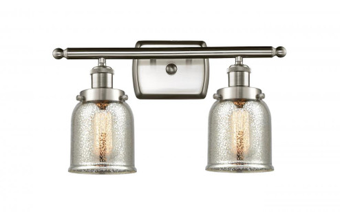 Bell - 2 Light - 16 inch - Brushed Satin Nickel - Bath Vanity Light (3442|916-2W-SN-G58)