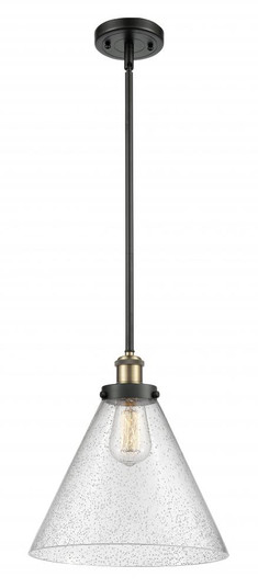 Cone - 1 Light - 12 inch - Black Antique Brass - Mini Pendant (3442|916-1S-BAB-G44-L)