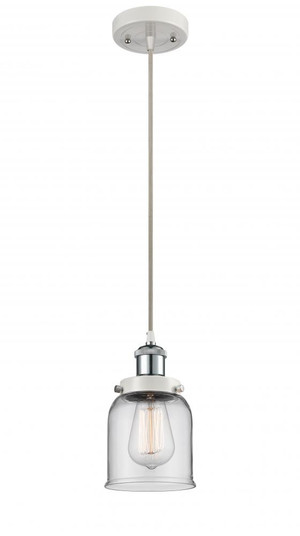 Bell - 1 Light - 5 inch - White Polished Chrome - Cord hung - Mini Pendant (3442|916-1P-WPC-G52-LED)