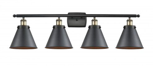 Appalachian - 4 Light - 36 inch - Black Antique Brass - Bath Vanity Light (3442|916-4W-BAB-M13-BK)