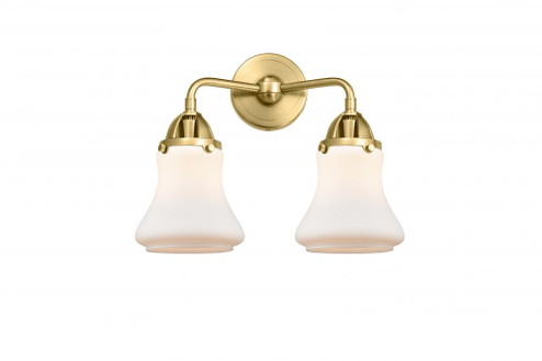 Bellmont - 2 Light - 14 inch - Satin Gold - Bath Vanity Light (3442|288-2W-SG-G191-LED)
