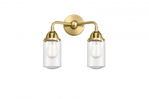 Dover - 2 Light - 13 inch - Satin Gold - Bath Vanity Light (3442|288-2W-SG-G314)