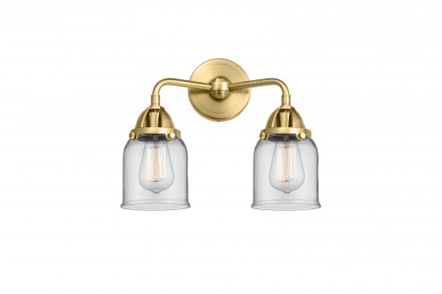 Bell - 2 Light - 13 inch - Satin Gold - Bath Vanity Light (3442|288-2W-SG-G52-LED)