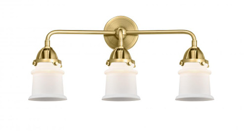 Canton - 3 Light - 23 inch - Satin Gold - Bath Vanity Light (3442|288-3W-SG-G181S-LED)