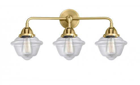 Oxford - 3 Light - 26 inch - Satin Gold - Bath Vanity Light (3442|288-3W-SG-G532)