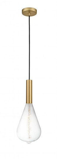 Edison - 1 Light - 7 inch - Satin Gold - Cord hung - Mini Pendant (3442|198-1P-SG-BB164LED)