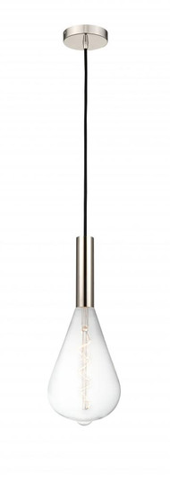 Edison - 1 Light - 7 inch - Polished Nickel - Cord hung - Mini Pendant (3442|198-1P-PN-BB164LED)