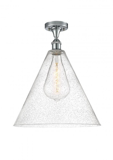 Berkshire - 1 Light - 16 inch - Polished Chrome - Semi-Flush Mount (3442|516-1C-PC-GBC-164)