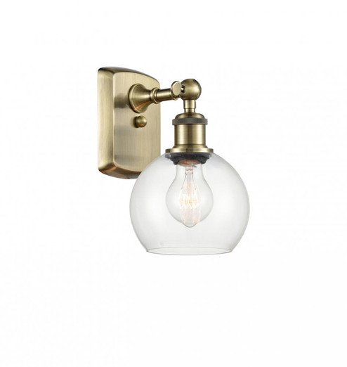 Athens - 1 Light - 6 inch - Antique Brass - Sconce (3442|516-1W-AB-G122-6)
