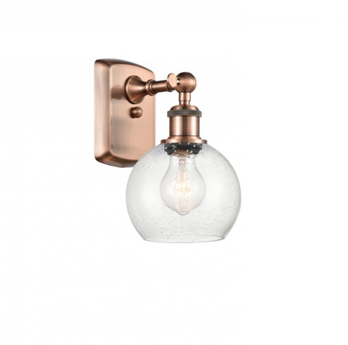 Athens - 1 Light - 6 inch - Antique Copper - Sconce (3442|516-1W-AC-G124-6)