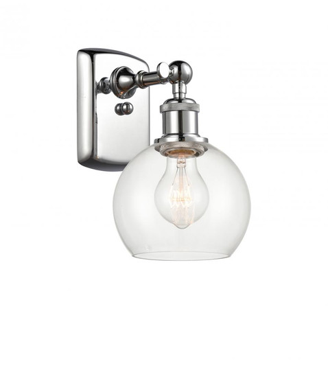 Athens - 1 Light - 6 inch - Polished Chrome - Sconce (3442|516-1W-PC-G122-6-LED)