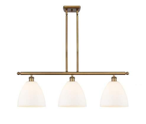 Bristol - 3 Light - 36 inch - Brushed Brass - Cord hung - Island Light (3442|516-3I-BB-GBD-91-LED)