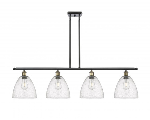 Bristol - 4 Light - 48 inch - Black Antique Brass - Stem hung - Island Light (3442|516-4I-BAB-GBD-94)