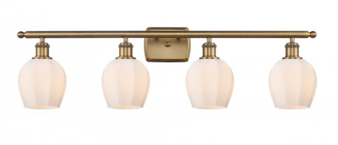 Norfolk - 4 Light - 36 inch - Brushed Brass - Bath Vanity Light (3442|516-4W-BB-G461-6)