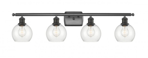 Athens - 4 Light - 36 inch - Oil Rubbed Bronze - Bath Vanity Light (3442|516-4W-OB-G122-6)