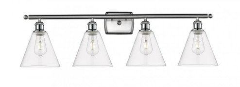 Berkshire - 4 Light - 38 inch - Brushed Satin Nickel - Bath Vanity Light (3442|516-4W-SN-GBC-82)