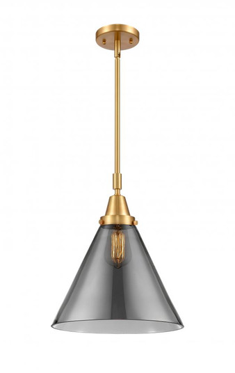 Cone - 1 Light - 12 inch - Satin Gold - Mini Pendant (3442|447-1S-SG-G43-L)