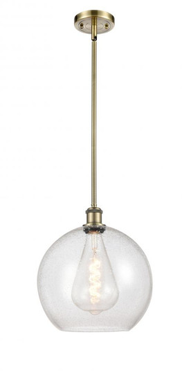 Athens - 1 Light - 12 inch - Antique Brass - Mini Pendant (3442|516-1S-AB-G124-12)