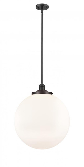 Beacon - 1 Light - 18 inch - Oil Rubbed Bronze - Stem Hung - Pendant (3442|201S-OB-G201-18)