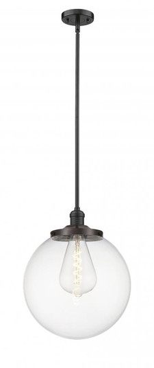 Beacon - 1 Light - 14 inch - Oil Rubbed Bronze - Stem Hung - Pendant (3442|201S-OB-G202-14)