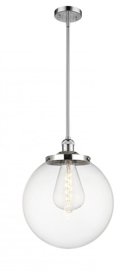 Beacon - 1 Light - 14 inch - Polished Chrome - Stem Hung - Pendant (3442|201S-PC-G202-14)
