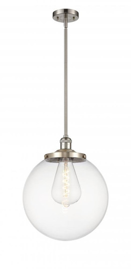 Beacon - 1 Light - 14 inch - Brushed Satin Nickel - Stem Hung - Pendant (3442|201S-SN-G202-14-LED)