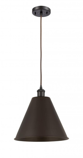 Berkshire - 1 Light - 12 inch - Oil Rubbed Bronze - Cord hung - Mini Pendant (3442|516-1P-OB-MBC-12-OB)