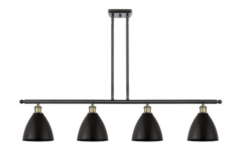 Bristol - 4 Light - 48 inch - Black Antique Brass - Stem hung - Island Light (3442|516-4I-BAB-MBD-75-BK-LED)