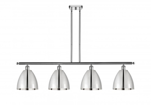 Bristol - 4 Light - 48 inch - Polished Chrome - Stem hung - Island Light (3442|516-4I-PC-MBD-9-PC-LED)