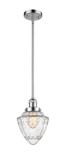 Bullet - 1 Light - 7 inch - Polished Chrome - Stem Hung - Mini Pendant (3442|201S-PC-G664-7)