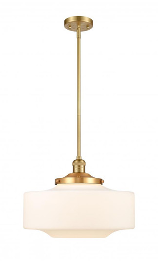 Bridgeton - 1 Light - 16 inch - Satin Gold - Stem Hung - Mini Pendant (3442|201S-SG-G691-16-LED)