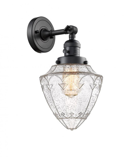 Bullet - 1 Light - 7 inch - Matte Black - Adjustable Sconce (3442|203SW-BK-G664-7)