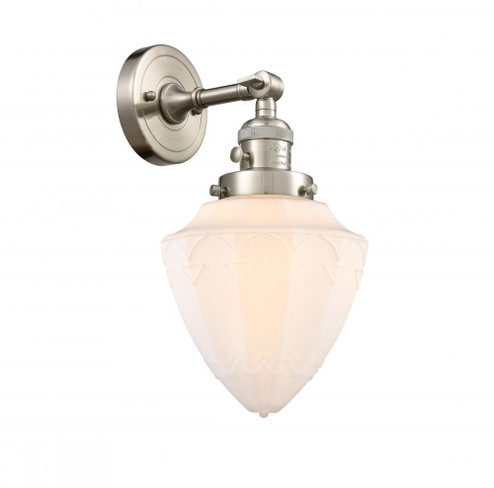 Bullet - 1 Light - 7 inch - Brushed Satin Nickel - Adjustable Sconce (3442|203SW-SN-G661-7)
