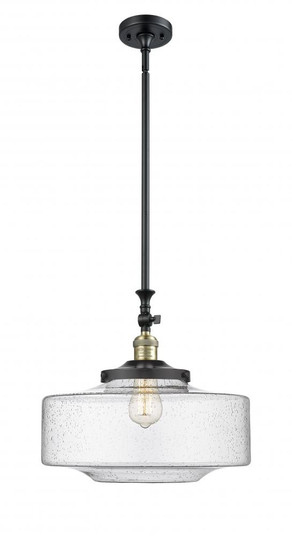 Bridgeton - 1 Light - 16 inch - Black Antique Brass - Stem Hung - Mini Pendant (3442|206-BAB-G694-16)