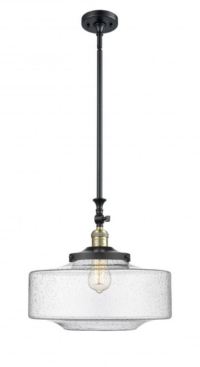 Bridgeton - 1 Light - 16 inch - Black Antique Brass - Stem Hung - Adjustable Mini Pendant (3442|206-BAB-G694-16)